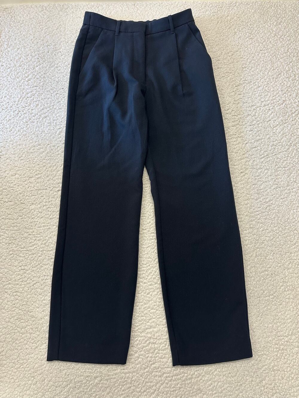 Abercrombie & Fitch Womens Sloane Low Rise Tailored Wide Leg Pants Size 27 - Picture 1 of 8